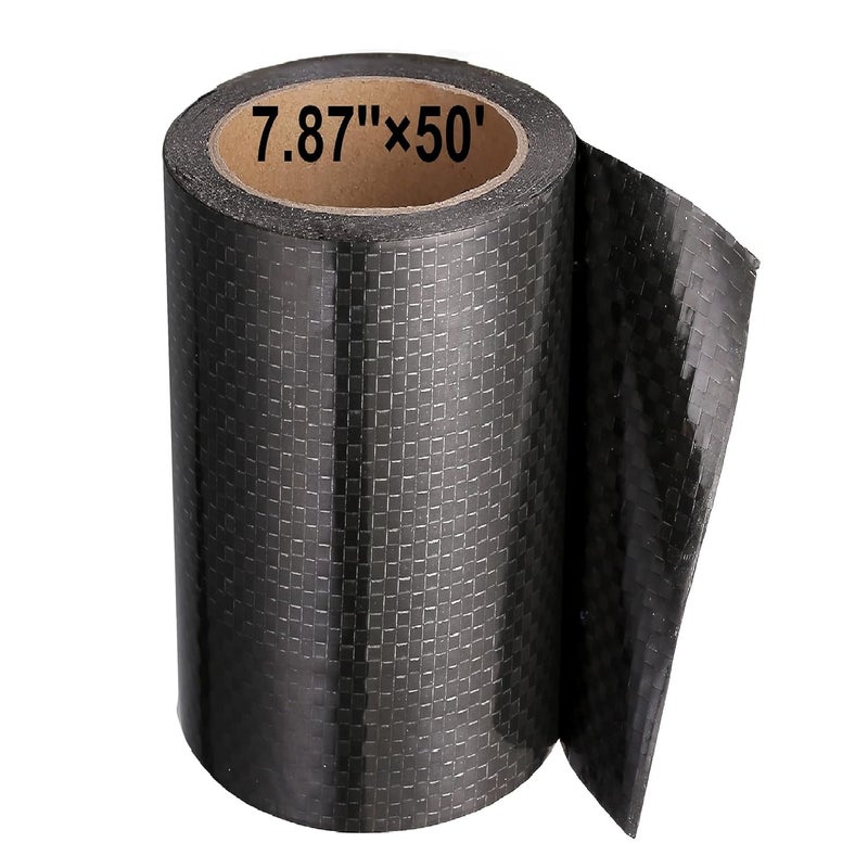 PlusRoc RV Underbelly Material RV Underbelly Tape Waterproof Flex Belly Tape with Permanent Sealing Adhesive for Mobile Home, Camper Travel Trailer, Tear Repair Patch(7.87'' x 50') - Image 1